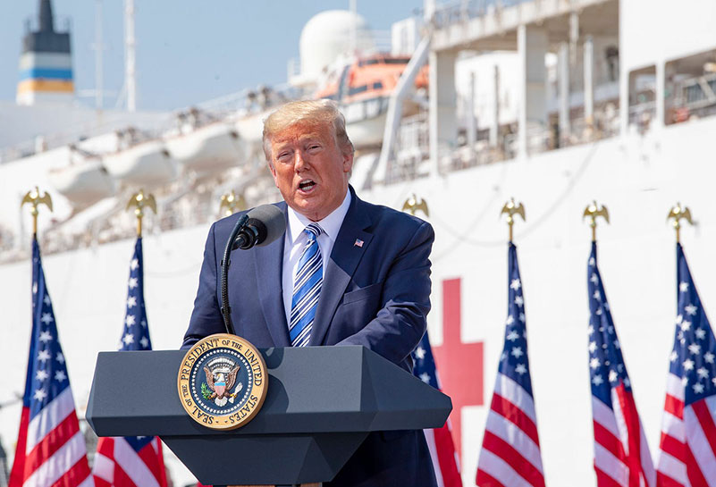 Trump Slams AT&T After Glitch Disrupts Faith Leaders Call